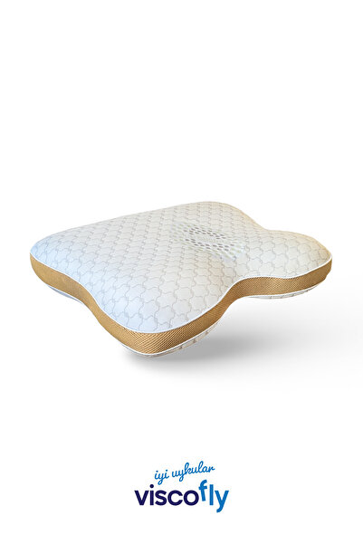 Viscofly Pernă Visco pentru reducerea sforăitului, țesătură rece, 100% Visco ...
