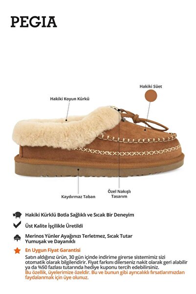 Pegia Women's Genuine Fur Shoes 191159