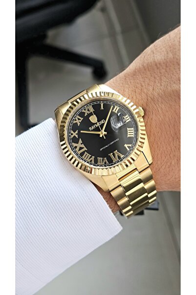 Raymond Rym-611821 Men's Wristwatch - New Season - Quartz - Stainless Steel - Guaranteed - Original