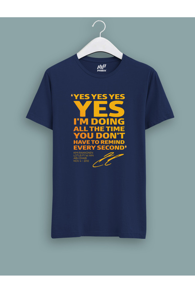 FNBX Kimi Raikkonen Yes Yes Yes Abu Dhabi T-Shirt