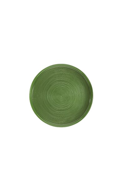 Porland Funky Glass Plate Green 21cm