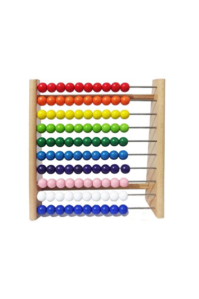 OEM Tejghele din lemn, abac, bile colorate