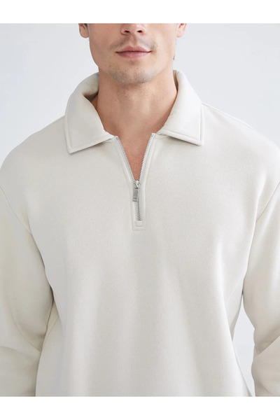 LC Waikiki Ανδρικό φούτερ Polo Neck