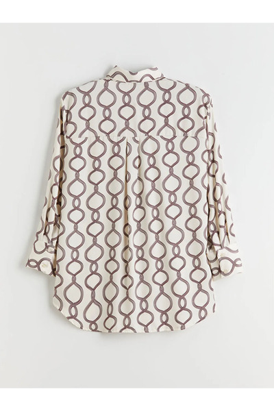 LC Waikiki Patterned Satin Women's Shirt Tunic