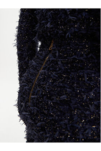 BALMAIN Γυναικεία Μίνι Φούστα Μπλε BALMAIN-DF0LB015KH74 6BO