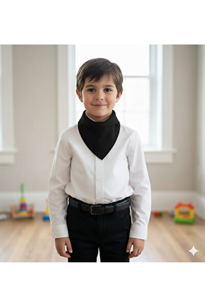 Eylülce Butik Siyah Fular 45*45 Cm 1.kaliteTok Kumaştan Dikilmiştir. (29 Ekim-23 Nisan-19 Mayis)