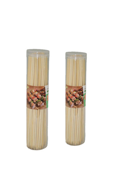 Generic Natural wood skewers for barbecue and kebabs, packaged in boxes for easy storage. Two boxes.