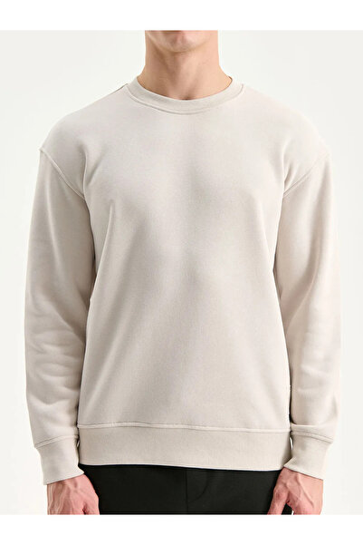 LC Waikiki Ανδρικό χοντρό φούτερ με μακρυμάνικο λαιμόκοψη