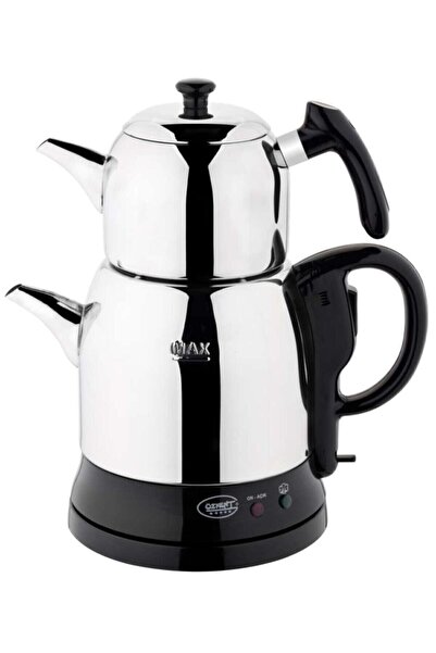 woodhub Menekşe Çay Keyfi Sade Elektrikli Çaycı Siyah Renk