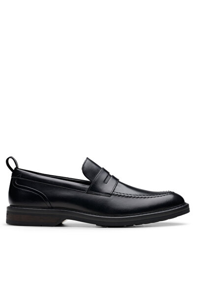 CLARKS Ανδρικά Lords μαύρα CLARKS-26178429 318 ΜΑΥΡΟ ΔΕΡΜΑ