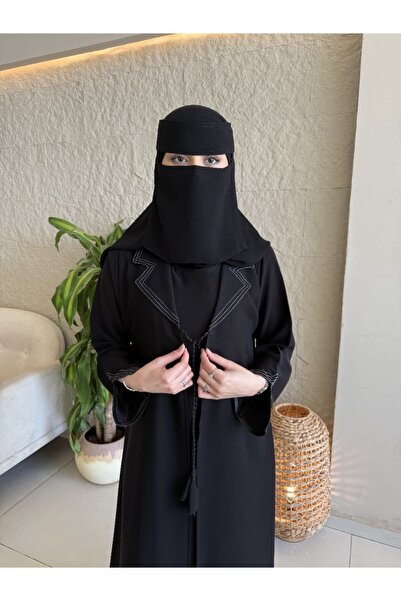 Korean عباية بليزر رسمية – قصة ربع كلوش وقماش إنترنت ملكي فخم