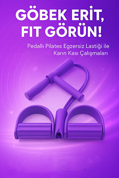 Jet Deluxe 2 Tüplü Mekik ve Karın Çalıştırma Aleti – Göbek Eritme ve Jimnastik Spor Lastiği