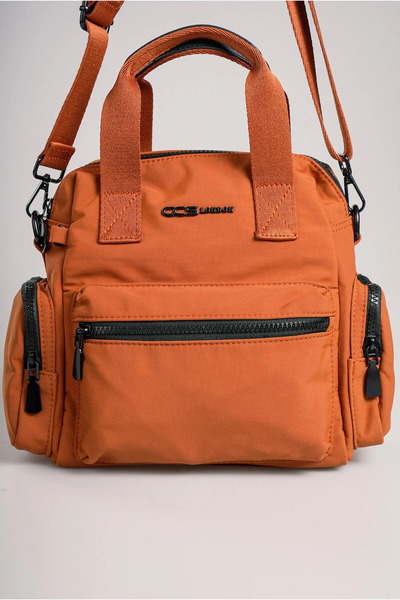 ÇÇS Women's Fabric Bag with Hand and Shoulder Straps