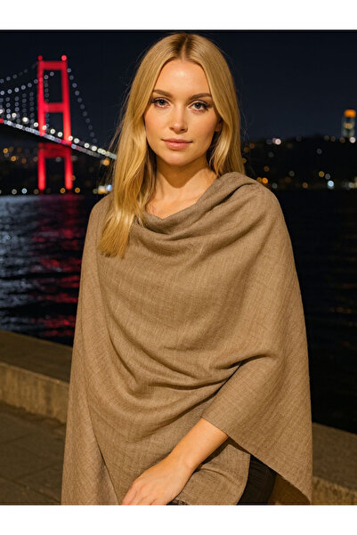 fiore fashion Modal Cashmere Plain Shawl Dark Color
