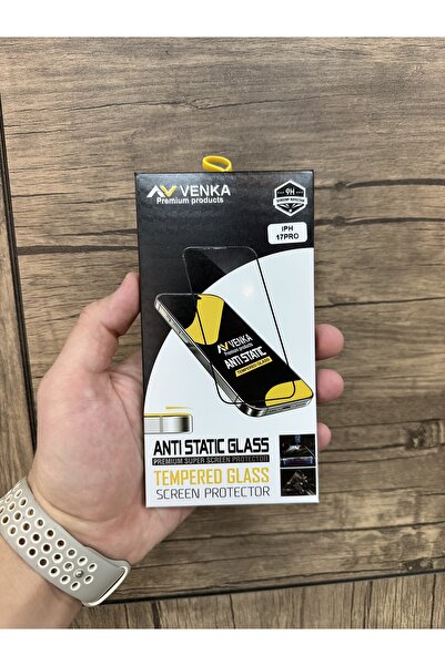 YZGOLDEN iPhone 17 Pro Uyumlu Tam Kaplayan Şeffaf Kırılmaz Temperli Cam Ekran...
