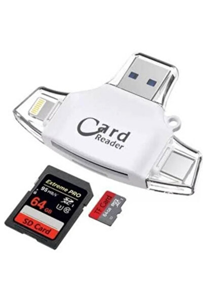 Epilons قارئ بطاقات ZR11 S لبطاقات SD وMicro SD طراز ZENVIA-TG4356