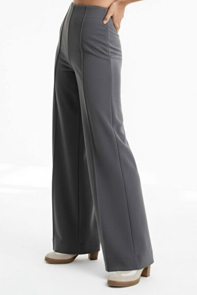 Mogi Butik Modal Kumaş Çımalı Palazzo Kadın Pantolon 3100