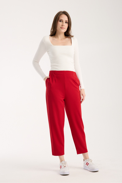 MUZOTEX Imported Crepe Fabric Shalwar Model Balloon Pants with Pockets