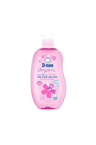 D-nee Newborn Head and Body Wash (Pink) 200ml