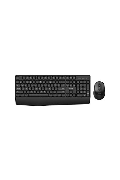 Philips Spt6348b, Siyah, Türkçe Q, 2.4ghz Kablosuz, Multimedya Klavye Mouse Set