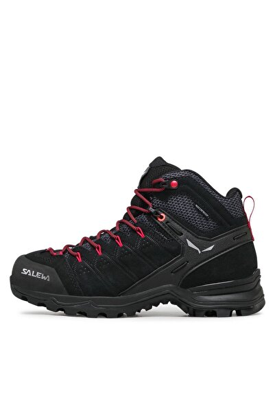 Salewa Γυναικείο μαύρο πεζοπορίας SALEWA-WS ALP MATE MID WP BLACK OUT/VIRTUAL PINK 0998