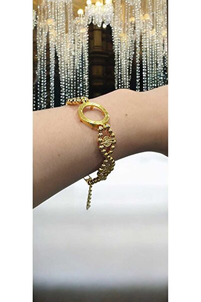 şinda takı çeyreklik bileklik osmanlı tuğra detaylı detaylı dorika altın kapl...