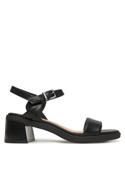 CLARKS Γυναικεία σανδάλια μαύρα CLARKS-26181658 ΜΑΥΡΟ ΔΕΡΜΑ