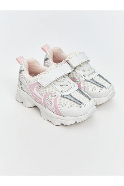 LC Waikiki حذاء رياضي للفتيات الصغيرات مع أربطة وشريط فيلكرو