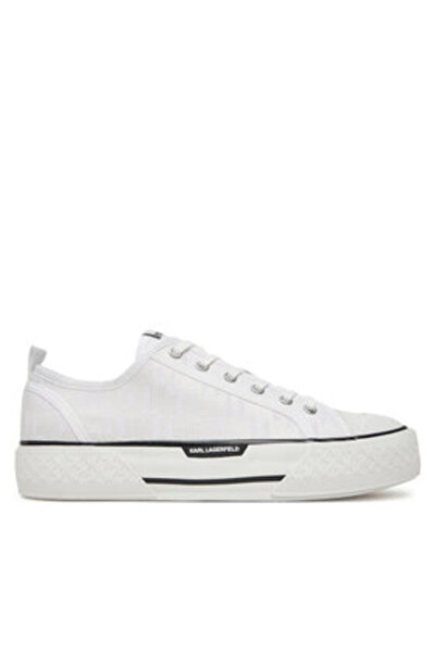 Karl Lagerfeld Ανδρικά αθλητικά παπούτσια λευκά KARL LAGERFELD-KL50425 811 ΛΕΥΚΟ FLIGHT CHEVRON