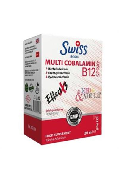 SWISS Bork Multi Cobalamin B12 Sprey 20 ml