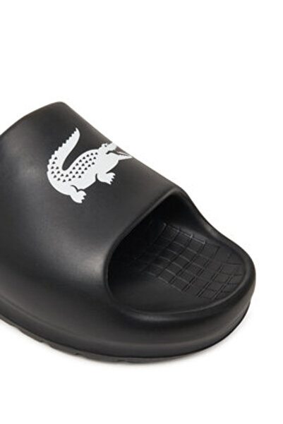 Lacoste Γυναικείες σαγιονάρες μαύρες LACOSTE-748CFA0011 312 ΜΠΛΕ/ΛΕΥΚΟ