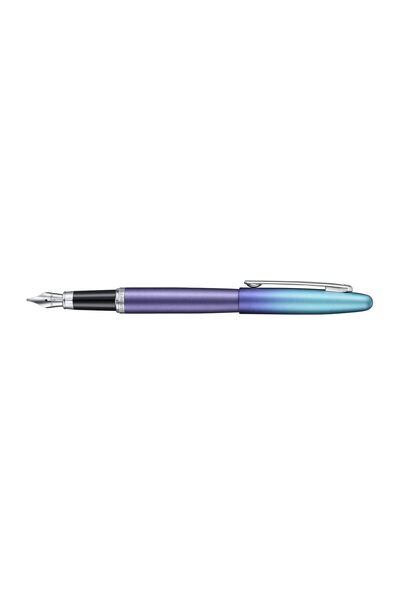 Sheaffer WizDesign (YENİ) 9430-0 VFM EXPRESSION DOLMA KALEM SEDEFLİ MAVİ - MOR DEGRADELİ (İSME ÖZEL - KUTULU)
