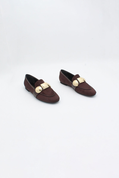 ENDİCAN 096 01002 Kadın Oxford Ayakkabı KAHVE SUET