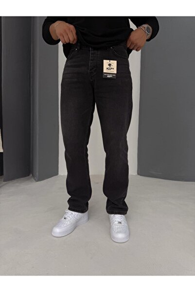 Baycombine35 Широки черни панталони