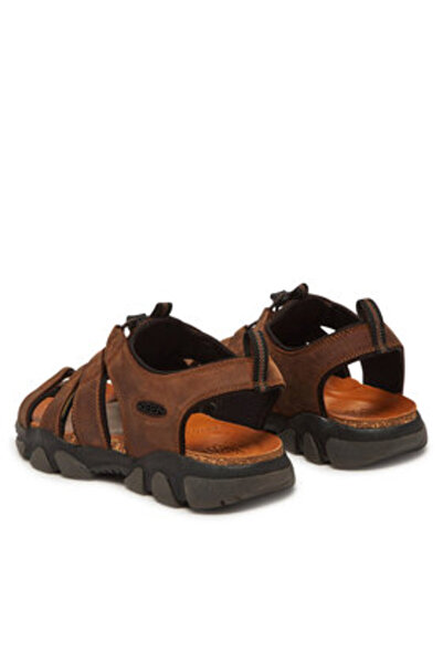 Keen Ανδρικά Σανδάλια καφέ KEEN-1027340 BISON/ΜΑΥΡΟ
