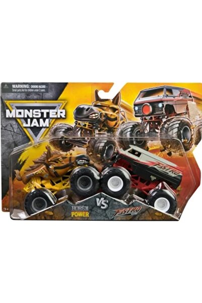 Monster Jam 1:64 Die Cast 2 Pack Cai Putere vs Fastro Van
