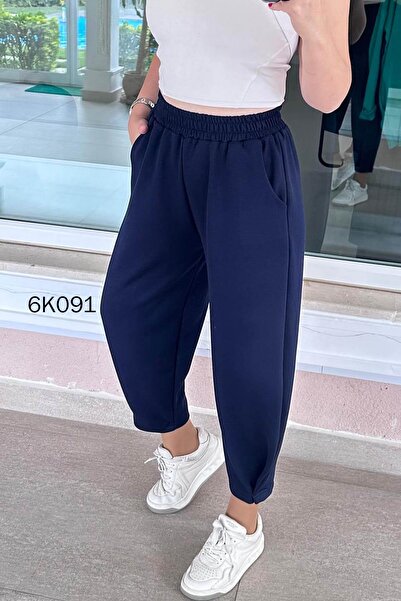 İnce Topuk Modal Kumaş Harem Pantolon 6k091