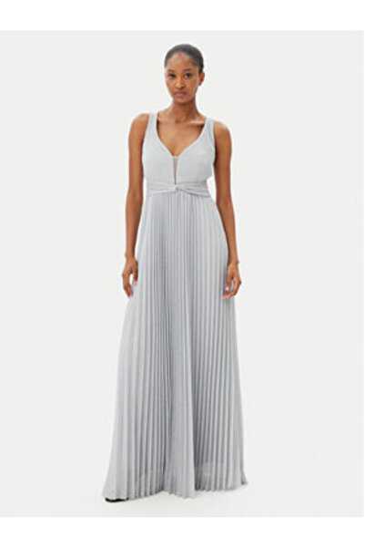 Artigli Γυναικείο βραδινό φόρεμα ασημί ARTIGLI-ACAB002188 100 ARGENTO