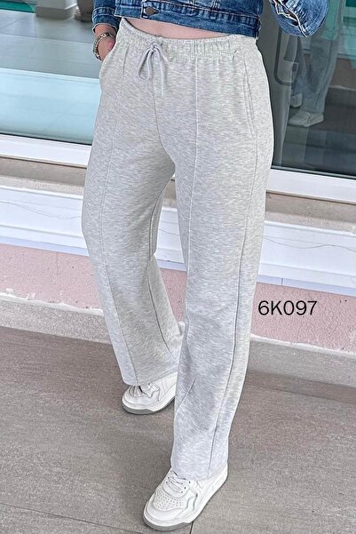 İnce Topuk 2 İplik Çimalı Eşofman Altı 6K097