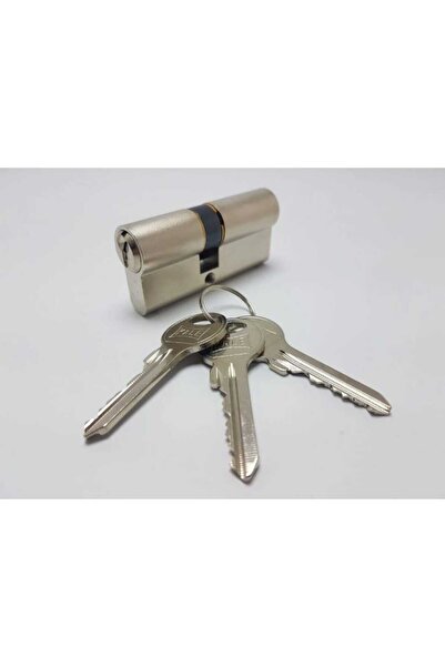 KALE Çelik Kapı Kilidi - 164 GNC 68 mm Nikel Kapı Bareli - 3 Anahtarlı Kilit ...