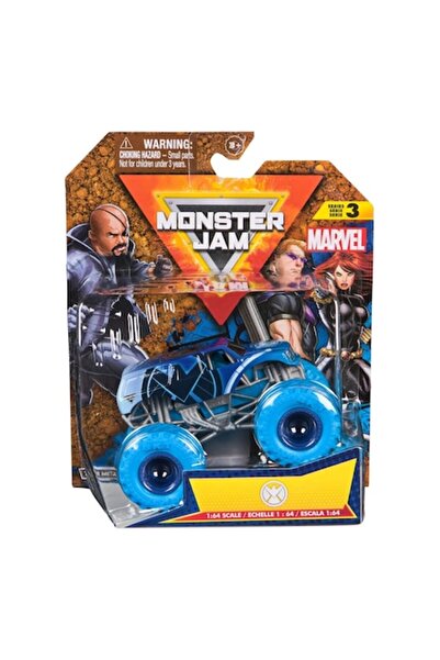 Monster Jam Ασπίδα Γιγάντιου Φορτηγού Marvel Κλίμακα 1:64