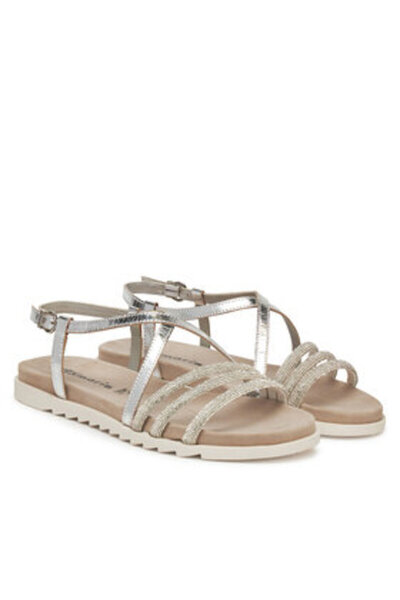 Tamaris Γυναικεία Σανδάλια ασημένια TAMARIS-1-28136-44 919 ΑΣΗΜΙ GLAM