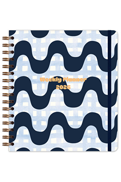 Matt Notebook 2026 Yılı Haftalık Kare Ajanda - 12 Aylık