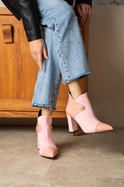 BERFONA ΜΠΟΤΕΣ LAYLA ΡΟΖ ΣΟΥΕΤ ΜΕ ΤΑΚΟΥΝΙ 7 εκ. ΜΕ ΚΟΥΜΠΙΑ ΚΑΙ ΦΕΡΜΟΥΑΡ