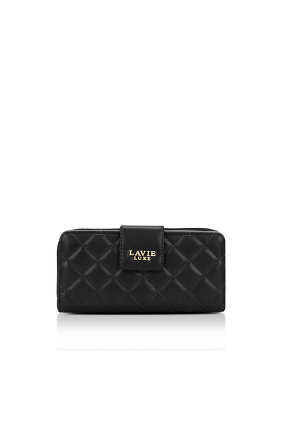 Lavie Luxe Diamond25 Women's Bifold Wallet (Black)