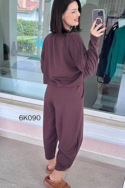 İnce Topuk Modal Fabric Shalwar Suit 6K090