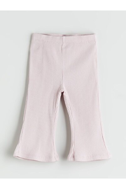 LC Waikiki LCW baby Çiçekli Kız Bebek Sweatshirt ve Tayt 2'li