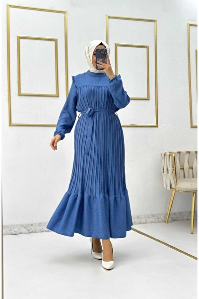 Moda Krash PİLİSELİ SOFİA ELBİSE