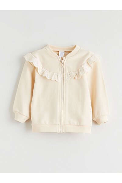 LC Waikiki Lcw Baby Baby Girl Cardigan and Pants 2-Piece Set