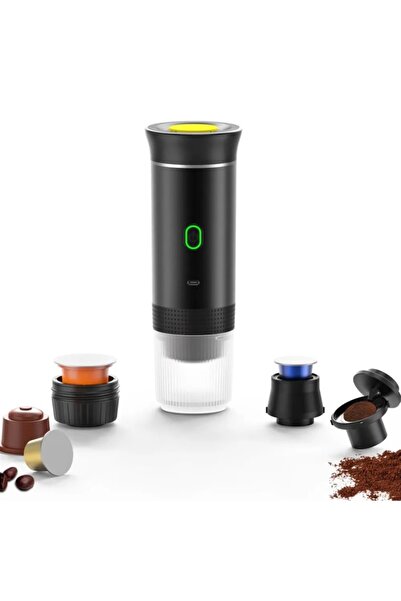 FOXMAG24 Espressor portabil, 72W, reîncărcabil prin USB, compatibil cu Nespre...